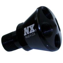 Nitrous Express 15010B - 4 Port Micro Showerhead Distribution Block - Black