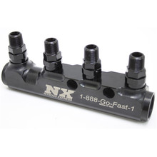 Nitrous Express 15844 - Fuel Log 4 Port w/Fittings