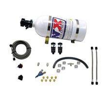 Nitrous Express 20001-10 - Hitman EFI Single Nozzle Piranha Nitrous Kit (35-75HP) w/10lb Bottle