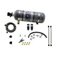 Nitrous Express 20001-12 - Hitman EFI Single Nozzle Piranha Nitrous Kit (35-75HP) w/Composite Bottle