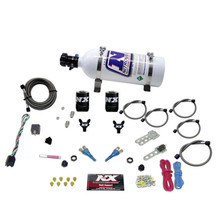 Nitrous Express 20215-05 - GM EFI Dual Nozzle Nitrous Kit (100-300HP) w/5lb Bottle