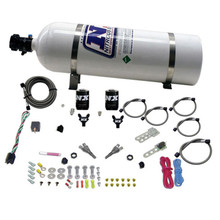 Nitrous Express 20325-15 - 08-10 Dodge Viper EFI Dual Nozzle (100-300HP) w/15lb Bottle