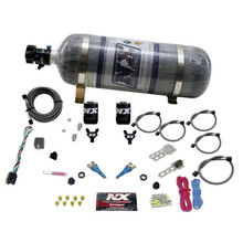 Nitrous Express 20315-12 - Dodge EFI Full Race Dual Nozzle Nitrous Kit (100-300HP) w/Composite Bottle