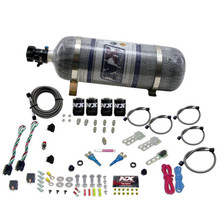 Nitrous Express 20124-12 - Ford EFI Dual Stage Nitrous Kit (50-150HP x 2) w/Composite Bottle