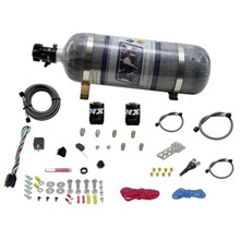 Nitrous Express 20112-12 - Shark SHO 400 HP Single Nozzle Nitrous Kit w/Composite Bottle