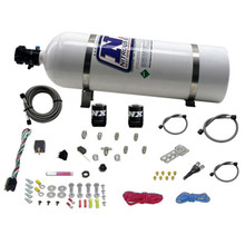 Nitrous Express 20923-15 - All Sport Compact EFI Single Nozzle Nitrous Kit (35-50-75 HP) w/15lb Bottle