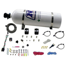 Nitrous Express 20920-15 - All GM EFI Single Nozzle Nitrous Kit (35-150HP) w/15lb Bottle