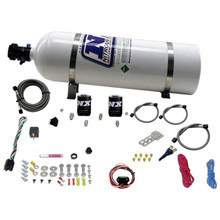 Nitrous Express 20930-15 - 10-15 Chevrolet Camaro (5th Gen) Single Nozzle Nitrous Kit (35-150HP) w/15lb Bottle