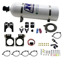 Nitrous Express 20717-15 - Nissan GT-R Nitrous Plate Kit (35-300HP) w/15lb Bottle