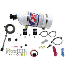Nitrous Express 20919-10 - Universal Fly By Wire Single Nozzle Nitrous Kit w/10lb Bottle (Incl TPS Switch)