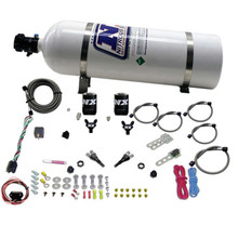 Nitrous Express 20716-15 - 03-18 Nissan 350Z/370Z Dual Nozzle (35-150HP) w/15lb Bottle