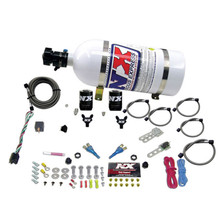 Nitrous Express 20616-10 - Dual Nozzle Sport Compact Nitrous Kit (35-50-75HP) w/10lb Bottle