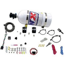 Nitrous Express 20918-10 - Dodge Hemi/SRT8 Single Nozzle Fly By Wire Nitrous Kit (35-150HP) w/10lb Bottle