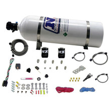 Nitrous Express 20915E85-15 - E85 Universal Nitrous Kit for EFI (Single Nozzle Application) w/15lb Bottle