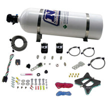 Nitrous Express 20946-15 - 96-04 Ford Mustang 4.6L 2 Valve Nitrous Plate Kit w/15lb Bottle