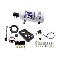 Nitrous Express 20947-05 - 05-10 Ford Mustang 4.6L 3 Valve Nitrous Plate Kit (50-150HP) w/5lb Bottle