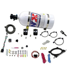 Nitrous Express 20951-10 - 11-15 Ford Mustang GT 5.0L High Output Nitrous Plate Kit (50-250HP) w/10lb Bottle