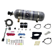 Nitrous Express 20935-12 - GM LS 78mm 3-Bolt Nitrous Plate Kit (50-350HP) w/12lb Composite Bottle