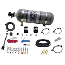 Nitrous Express 20933-12 - GM LS 102mm Nitrous Plate Kit (50-400HP) w/12lb Composite Bottle