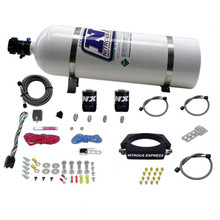 Nitrous Express 20933-15 - GM LS 102mm Nitrous Plate Kit (50-400HP) w/15lb Bottle