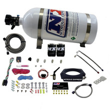 Nitrous Express 20937-10 - 2014+ GM 6.2L Truck Nitrous Plate Kit (35-300HP) w/10lb Bottle