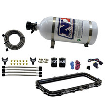 Nitrous Express 20940-05 - Holley High Ram Plenum Nitrous Plate Kit w/5lb Bottle