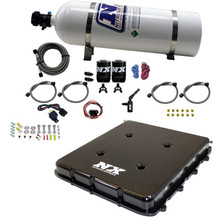 Nitrous Express 20939-15 - Nitrous Kit w/Billet LT4 Supercharger Lid w/15lb Bottle