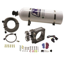Nitrous Express 20955-15 - 86-93 Ford Mustang GT 5.0L (Pushrod) Nitrous Plate Kit w/15lb Bottle