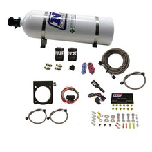 Nitrous Express 20971-15 - Dodge 3.6L V6 Nitrous Plate Kit (50-200HP) w/15lb Bottle