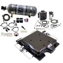 Nitrous Express 20972BMF-12 - Dodge Hellcat Supercharger Lid Nitrous/Water Injection Kit (100-400HP) w/12lb Bottle
