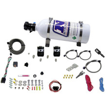 Nitrous Express 20932-05 - 11-15 Ford Mustang GT 5.0L Coyote Single Nozzle Nitrous Kit (35-150HP) w/5lb Bottle