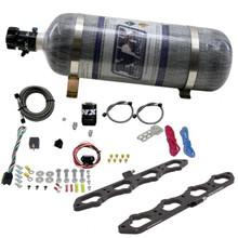 Nitrous Express 20957-12 - 2018+ Ford 5.0L Coyote Dry Direct Port Plate System w/12lb Bottle