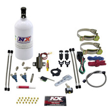 Nitrous Express 60002EFIP - 2 Cyl Piranha Nitrous Kit w/2.5lb Bottle