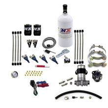 Nitrous Express 60006P - 4 Cyl Piranha Nitrous Kit (Pro-Mod) w/2.5lb Bottle