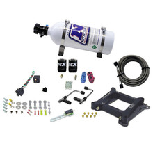 Nitrous Express 60040-05 - 4150 Gemini Stage 6 Nitrous Kit (50-300HP) w/5lb Bottle