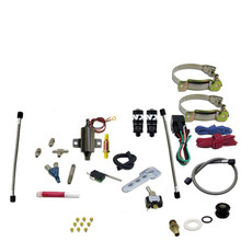 Nitrous Express 60022-00P - 2 Cyl Piranha Nitrous Kit (V-Twins w/Single Carb) w/o Bottle