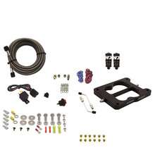 Nitrous Express 40080-00 - Q-Jet/Holley Spread Bore Hitman Nitrous Kit (100-200HP) w/o Bottle