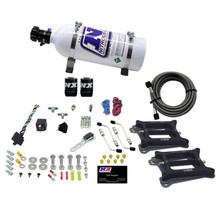 Nitrous Express 30245-05 - Dual/4150/Alcohol Nitrous Kit (50-300HP) w/5lb Bottle