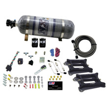 Nitrous Express 30245-12 - Dual/4150/Alcohol Nitrous Kit (50-300HP) w/Composite Bottle