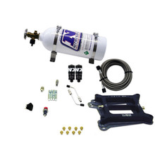 Nitrous Express 40040-05 - 4150 Hitman 4-BBL Nitrous Kit (100-200HP) w/5lb Bottle