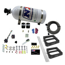 Nitrous Express 30275-10 - Dual/Dominator/Alcohol Nitrous Kit (50-300HP) w/10lb Bottle