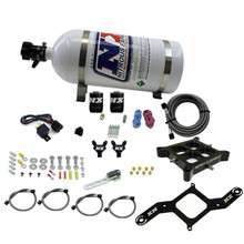 Nitrous Express 60042-10 - 4150 Billet Crossbar Stage 6 Nitrous Kit (50-300HP) w/10lb Bottle