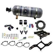 Nitrous Express 60042-12 - 4150 Billet Crossbar Stage 6 Nitrous Kit (50-300HP) w/Composite Bottle