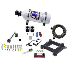 Nitrous Express 60045-05 - 4150 Gemini Stage 6 Alcohol Nitrous Kit (50-300HP) w/5lb Bottle