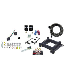 Nitrous Express 60045-00 - 4150 Gemini Stage 6 Alcohol Nitrous Kit (50-300HP) w/o Bottle