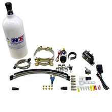 Nitrous Express 61025-1.0P - Single Cyl Proton Nitrous Kit w/1.0lb Bottle