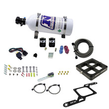 Nitrous Express 63570-05 - Dominator Single Entry Crossbar Pro-Power Nitrous Kit (100-500HP) w/5lb Bottle