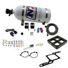 Nitrous Express 63570-10 - Dominator Single Entry Crossbar Pro-Power Nitrous Kit (100-500HP) w/10lb Bottle