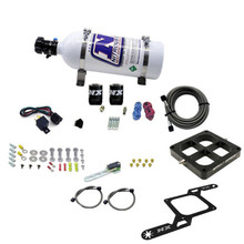 Nitrous Express 63070-05 - Dominator Single Entry Billet Crossbar Stage 6 Nitrous Kit (50-300HP) w/5lb Bottle
