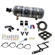 Nitrous Express 60547-12 - Dominator Billet Crossbar Pro-Power Nitrous Kit (100-500HP) w/Composite Bottle
